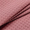 Picture of Waffle Weave Shower Curtain Hotel Luxury Spa, 230 GSM Heavy Duty Fabric, Water Repellent, Pale Mauve, 71"x72"