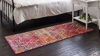 Picture of Unique Loom Trellis Frieze Collection Lattice Moroccan Geometric Modern Runner Rug_TRF002, 2 x 10 Feet, Multi/Fuschia
