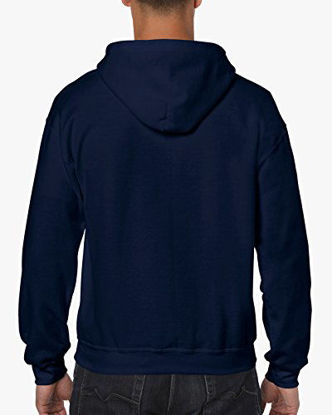 Picture of Gildan Men's Fleece Zip Hooded Sweatshirt Extended Sizes Navy XX-Large
