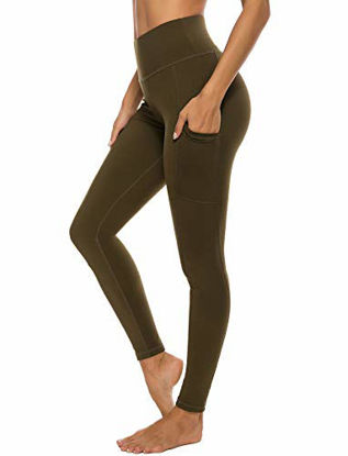 Picture of SEASUM Women Scrunch Butt Leggings High Waisted Ruched Yoga Pants Workout Butt Lifting XL