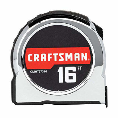 Picture of CRAFTSMAN Tape Measure, Chrome Classic, 16-Foot (CMHT37316S)