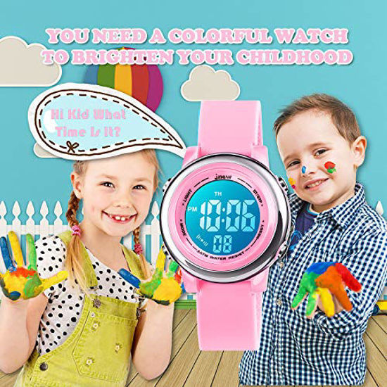 Children's digital sales waterproof watch