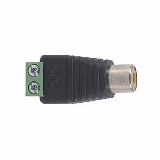 GetUSCart RCA Connector, Yeworth 10 Pack Phono RCA Female Plug to AV