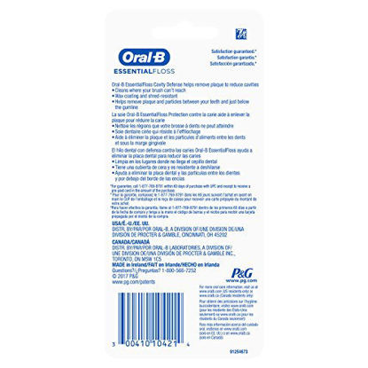 Picture of Oral-B EssentialFloss Cavity Defense Dental Floss, 50 M, Pack of 2