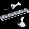 Picture of 2 Set Acrylic Nail Art Practice Stands Magnetic Nail Tips Holders Training Fingernail Display Stands DIY Nail Crystal Holders and 96 Pieces White Reusable Adhesive Putty (Black and White)