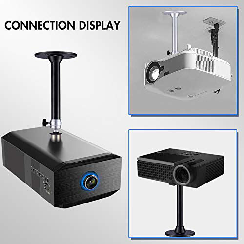 GetUSCart Yizerel 2 Pack Mini Ceiling Projector Mount Set, Adjustable