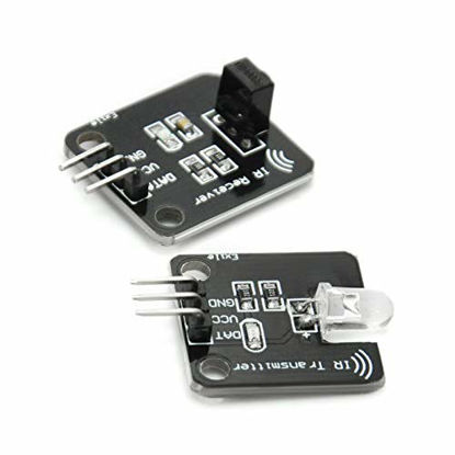 Picture of Gikfun Digital 38khz Ir Receiver Ir Transmitter Sensor Module Kit for Arduino (Pack of 3 Sets) EK8477