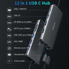 Picture of MacBook Pro Docking Station Dual Monitor MacBook Pro HDMI Adapter,12 in 1 USB C Adapters for MacBook Pro Air Mac HDMI Dock Dongle Dual USB C to Dual HDMI VGA Ethernet AUX 4USB SD/TF100W PD