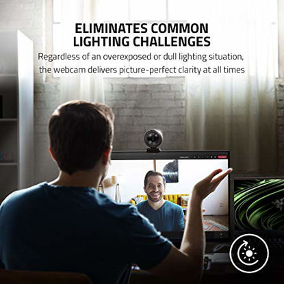 Picture of Razer Kiyo Pro Streaming Webcam: Uncompressed 1080p 60FPS - High-Performance Adaptive Light Sensor - HDR-Enabled - Wide-Angle Lens with Adjustable FOV - Lightning-Fast USB 3.0