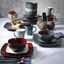 Picture of Gibson Soho Lounge 16-Piece Square Reactive Glaze Dinnerware Set, Red