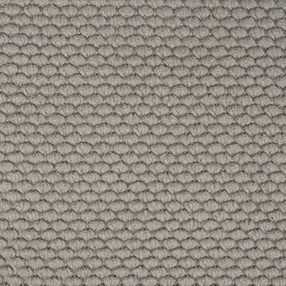 Picture of Sweet Home Collection Memory Foam Chair Cushion Honeycomb Pattern Solid Color Slip Non Skid Rubber Back Ultimate Comfort and Softness Rounded Square 16" x 16" Seat Cover, 2 Pack, Silver