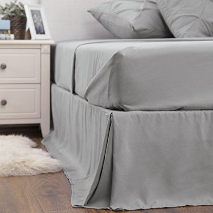 Picture of Bedsure Comforter for Queen Bed Queen Comforter Set Bed in A Bag Grey 8 Pieces - 1 Queen Comforter (88x88 Inches), 2 Pillow Shams, 1 Flat Sheet, 1 Fitted Sheet, 1 Bed Skirt, 2 Pillowcases