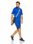 Picture of Under Armour Men's Tech Golf Polo, Royal (400)/Graphite, Medium