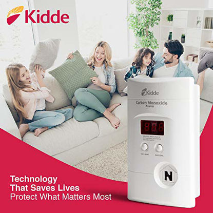 Picture of Kidde Nighthawk Plug-In AC/DC Carbon Monoxide Alarm Detector with Digital Display KN-COPP-3