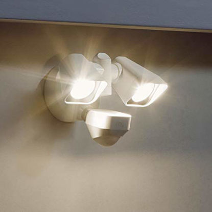 Picture of Ring Smart Lighting - Floodlight, Wired, Outdoor Motion-Sensor Security Light, White (Starter Kit)