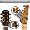 Picture of String Swing 3 pack CC01K-BW Hardwood Home and Studio Guitar Keeper - Black Walnut Acoustic Electric Guitar Hanger
