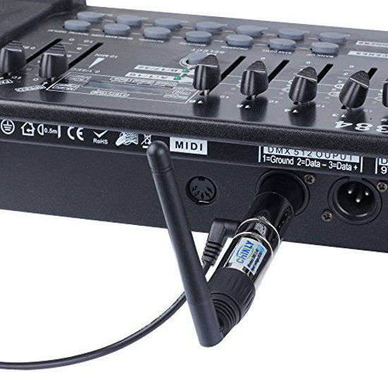 CHINLY DMX512 2.4G ISM 1 Trasmettitore E 5 Ricevitori Wireless
