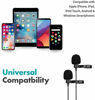 Picture of Movo Professional Lavalier Lapel Clip-on Interview Podcast Microphone with Secondary Mic and Headphone Monitoring Input for iPhone, iPad, Samsung, Android Smartphones, Tablets - Podcast Equipment