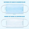 Picture of Zubrex 50 Pcs Disposable 3 Ply Safety Face Mask for Protection - with Nanofiber Lining Elastic Earloops, Lightweight Breathable Protective Anti-Dust Facial Masks Health School Office