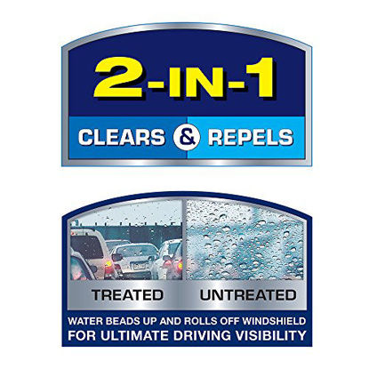 Picture of Rain-X 5079277-2 Latitude 2-IN-1 Water Repellency Wiper Blade, 20" (Pack of 1)