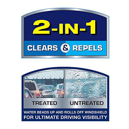 Picture of Rain-X 5079277-2 Latitude 2-IN-1 Water Repellency Wiper Blade, 20" (Pack of 1)