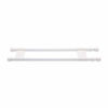 Picture of Camco 34" Double RV Refrigerator Bar, Holds Food and Drinks in Place During Travel, Prevents Messy Spills, Spring Loaded and Extends Between 19" and 34" - White (44074)