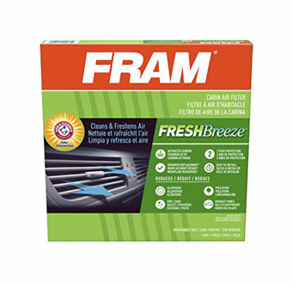 Picture of FRAM Fresh Breeze Cabin Air Filter with Arm & Hammer Baking Soda, CF10374 for Dodge/Toyota Vehicles