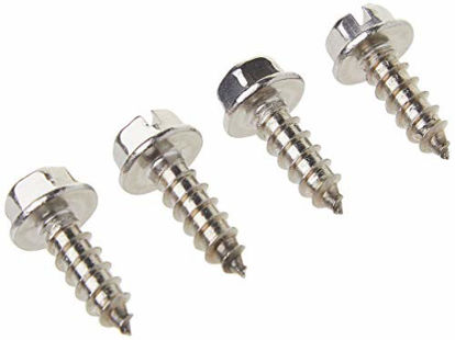 Picture of SNUG Fasteners Four (4) Stainless Steel License Plate Screws (SNG253)