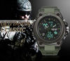 Picture of Men's Military Watch Outdoor Sports Electronic Watch Tactical Army Wristwatch LED Stopwatch Waterproof Digital Analog Watches