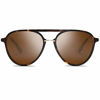 Picture of SOJOS Oversized Polarized Sunglasses for Women Men Aviator Ladies Shades SJ2078 with Tortoise Frame/Flash Mirrored Brown Lens