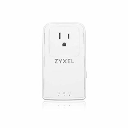 Picture of Zyxel G.hn 2400 Wave 2 Powerline Kit, Pass-Thru, Gigabit, Plug&Play, Stream 8k Content [PLA6456]