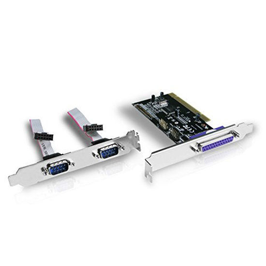 GetUSCart Vantec 2+1 Serial and Parallel PCI Host Card (Black)