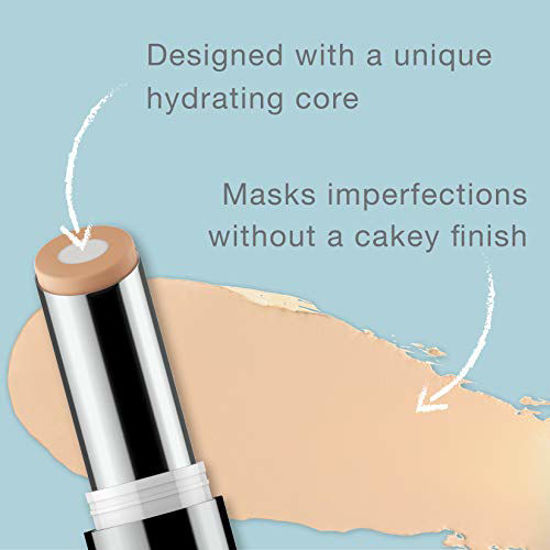 Picture of Neutrogena Hydro Boost Hydrating Concealer Stick for Dry Skin, Oil-Free, Lightweight, Non-Greasy and Non-Comedogenic Cover-Up Makeup with Hyaluronic Acid, 30 Light/Medium, 0.12 Oz