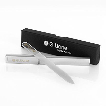 Picture of Best Crystal Nail File Set - G.Liane Professional Nail File Manicure Pedicure Kit For Natural Nails Acrylic Nails Gels Nails Manicure Tools For Home And Salon (Clear Pointed)