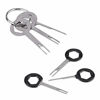 Picture of 3 Pcs Wire Terminal Removal Tool Set Electrical Terminal Remover Auto Car Plug Terminal Pin Removal Tool Kit Wire Connector Puller(Metal Handle)