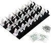 Picture of SimpleHouseware 30 Spice Gripper Clips Strips Cabinet Holder - 6 Strips, Holds 30 Jars