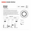 Picture of Evans EMAD2 Clear Bass Drum Head, 22 - Externally Mounted Adjustable Damping System Allows Player to Adjust Attack and Focus - 2 Foam Damping Rings for Sound Options - Versatile for All Music Genres