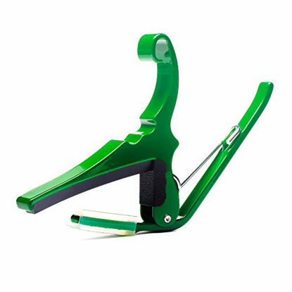 Picture of Kyser Quick-Change Capo for 6-string acoustic guitars, Emerald Green, KG6EG