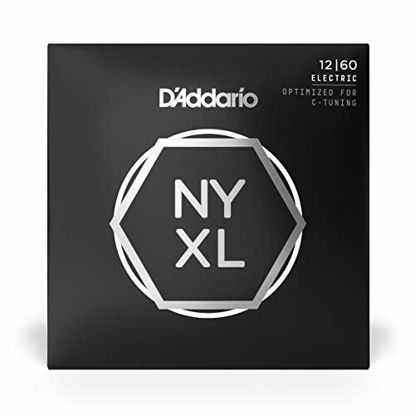 Picture of DAddario NYXL1260 Nickel Plated Electric Guitar Strings,Extra Heavy,12-60 - High Carbon Steel Alloy for Unprecedented Strength - Ideal Combination of Playability and Electric Tone
