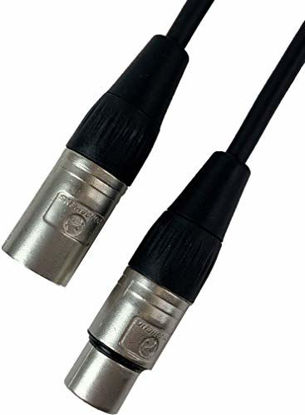 Picture of Gearlux XLR Microphone Cable Male to Female 25 Ft Fully Balanced Premium Mic Cable, 25 Foot