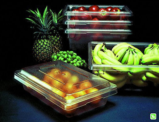 Picture of Rubbermaid Commercial Products Food Storage Box Lid for 2, 3.5, and 5 Gallon Sizes, White (FG351000WHT)