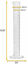 Picture of Measuring Cylinder, 250ml - Class B Tolerance - Octagonal Base - Polypropylene Plastic - Industrial Quality, Autoclavable - Eisco Labs