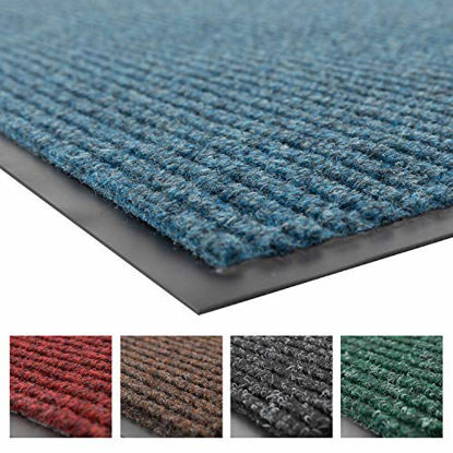 Picture of Notrax - 109S0310BU 109 Brush Step Entrance Mat, For Home or Office, 3' X 10' Slate Blue