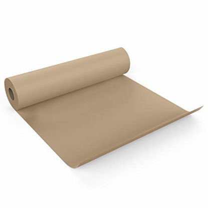 Picture of USA Brown Butcher Paper Kraft Roll - 18" x 1200" (100ft) - Food Grade - Great Smoking Wrapping Paper for Meat of All Varieties- Made in USA- Unwaxed and Uncoated (Brown - 18"x100')