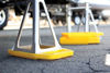 Picture of Camco RV Stabilizing Jack Pads, Helps Prevent Jacks From Sinking, 6.5 Inch x 9 Inch Pad - 4 Pack (44595), Yellow
