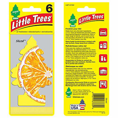 Picture of LITTLE TREES Car Air Freshener I Hanging Tree Provides Long Lasting Scent for Auto or Home I Sliced, 24 Count, (4) 6-Packs