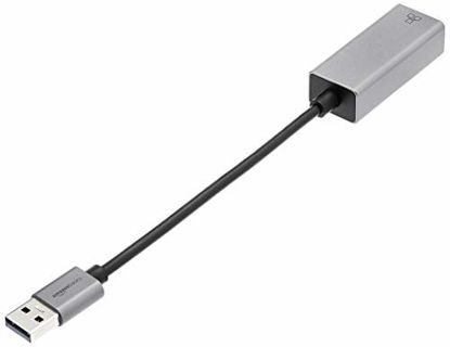 Picture of Amazon Basics Aluminum USB 3.0 Gigabit Ethernet Adapter