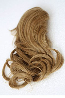 Picture of PRETTYSHOP 14" Hair Piece Pony Tail Clip On Extension Voluminous Wavy Heat-Resisting Dark Goldblond # 26 H135