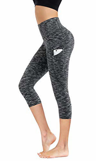 Yoga Pants with Pockets Tummy Control Lingswallow High Waist Yoga Pants 4 Ways Stretch Workout Running Yoga Leggings 