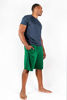 Picture of DEVOPS Men's 2 Pack Cool Chain 10-inch Loose-Fit Workout Training Shorts (Medium, Black/Green)